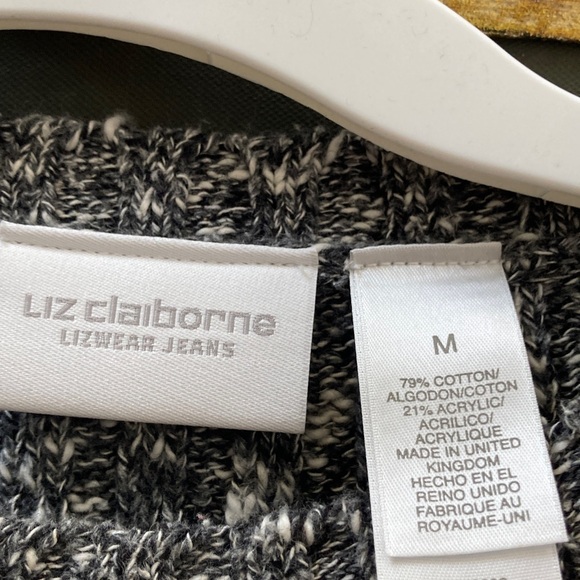 Y2K UK Hand-Sewn Colorblock Sweater, Cotton Blend - Picture 6 of 7